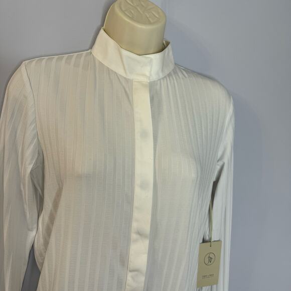 Free x Rein The Elite Equestrian Bodysuit Top White long Sleeve XS New - Picture 3 of 16